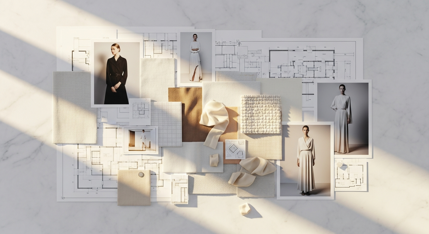 Fashion editorial photography illustrating brand elevation principles for design studios