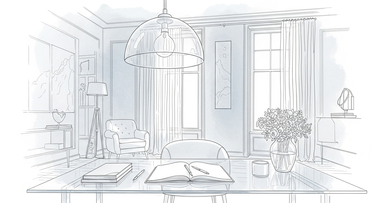 Luxury interior with contrasting design approaches illustrating pricing perception